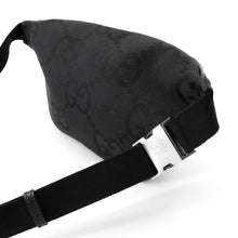 Load image into Gallery viewer, GUCCI Jumbo GG Crossbody Bag Black696031 FABRP 1000 Leather Canvas
