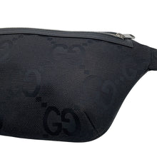 Load image into Gallery viewer, GUCCI Jumbo GG Crossbody Bag Black696031 FABRP 1000 Leather Canvas
