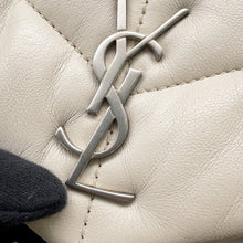 Load image into Gallery viewer, SAINT LAURENT PARIS Loulou Puffer Bag Beige620333 Leather
