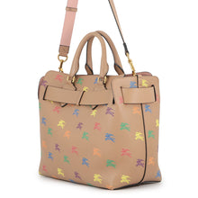 Load image into Gallery viewer, BURBERRY Belt 2way Handbag Brown/Multicolor8006494 Leather
