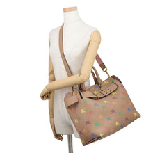 Load image into Gallery viewer, BURBERRY Belt 2way Handbag Brown/Multicolor8006494 Leather
