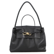将图像加载到图库查看器中，Bottega Veneta Ciao Ciao Bag Black Leather Size Medium
