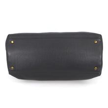 将图像加载到图库查看器中，Bottega Veneta Ciao Ciao Bag Black Leather Size Medium

