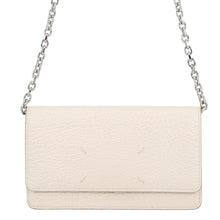 Load image into Gallery viewer, Margiela Chain Wallet White Leather
