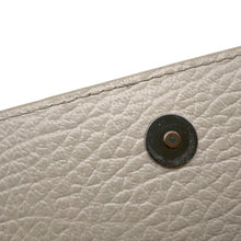 将图像加载到图库查看器中，Maison Margiela Margiela Chain Wallet White Leather
