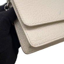 将图像加载到图库查看器中，Maison Margiela Margiela Chain Wallet White Leather
