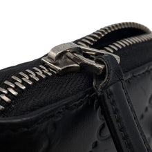 将图像加载到图库查看器中，GUCCI Cherie Line Zip Around Wallet Black/Green/Red408831 Leather
