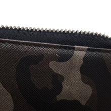 Load image into Gallery viewer, PRADA Zippy Organizer Zip Around Long Wallet Black/Brown/Beige Saffiano Leather
