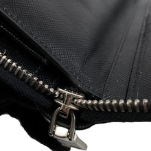 Load image into Gallery viewer, PRADA Zippy Organizer Zip Around Long Wallet Black/Brown/Beige Saffiano Leather
