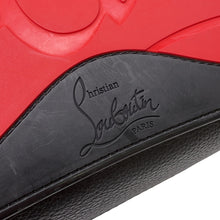 将图像加载到图库查看器中，Christian Louboutin Studded Backpack Black/Red Nylon Leather Rubber

