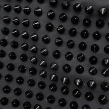 将图像加载到图库查看器中，Christian Louboutin Studded Backpack Black/Red Nylon Leather Rubber
