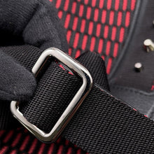 将图像加载到图库查看器中，Christian Louboutin Studded Backpack Black/Red Nylon Leather Rubber
