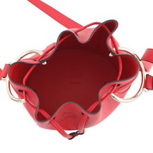 将图像加载到图库查看器中，Christian Louboutin BY MY SIDE bucket bag Red/Black3235080R297 Leather
