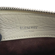 Load image into Gallery viewer, BURBERRY Night Shoulder Bag Light Gray8085418 Leather Size Small
