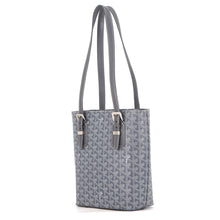 Load image into Gallery viewer, GOYARD Mari Gallant Handbag Gray/White PVC Size PM

