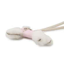Load image into Gallery viewer, HERMES Buddy Epic Bag Charm Rose Darling / Craie / Ecru Lambskin Mouton
