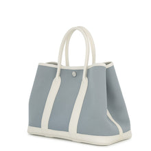 Load image into Gallery viewer, HERMES Garden Party Blue Lin/Craie Toile Officier Negonda Leather Size TPM
