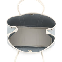 Load image into Gallery viewer, HERMES Garden Party Blue Lin/Craie Toile Officier Negonda Leather Size TPM
