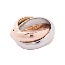 将图像加载到图库查看器中，CARTIER Trinity Ring Size XL/60/#20B4239860/B4239800 K18YG K18PG K18WG
