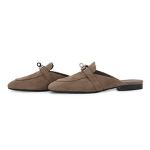 Load image into Gallery viewer, HERMES mule oz Etoupe suede Size 36H
