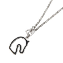 Load image into Gallery viewer, HERMES Tonnerre Necklace Size Small Black Metal
