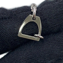 Load image into Gallery viewer, HERMES Tonnerre Necklace Size Small Black Metal
