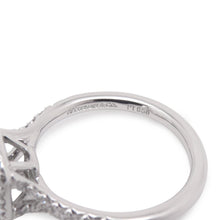 将图像加载到图库查看器中，TIFFANY&amp;Co. Soleste Diamond Ring Cushion Cut Size Approximately No. 7 Pt950
