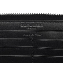 将图像加载到图库查看器中，SAINT LAURENT PARIS Zip Around Long Wallet LE MONOGRAMME ALL OVER Black664491 Leather
