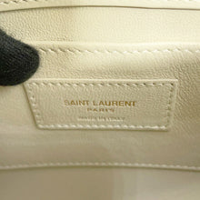Load image into Gallery viewer, SAINT LAURENT PARIS Manhattan Shoulder Bag White7277660SX0W9207 Leather Size Mini
