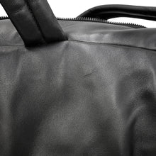 Load image into Gallery viewer, SAINT LAURENT PARIS Wide Logo Puffer Boston Bag Black797640AACIW1000 Lambskin
