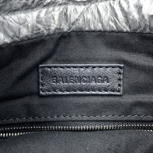 Load image into Gallery viewer, BALENCIAGA Crash Chain Tote Bag Silver742942210IW8110 Leather Size Small
