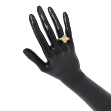 Load image into Gallery viewer, Van Cleef &amp; Arpels Vintage Alhambra Reversible Ring Size 51/#11VCARPGV151/VCARPGV100 18K Yellow Gold
