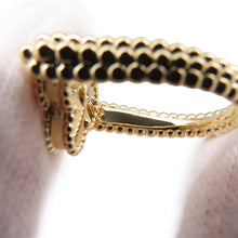 Load image into Gallery viewer, Van Cleef &amp; Arpels Vintage Alhambra Reversible Ring Size 51/#11VCARPGV151/VCARPGV100 18K Yellow Gold
