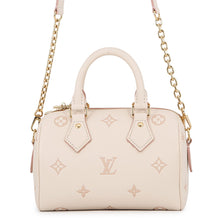 将图像加载到图库查看器中，LOUIS VUITTON Speedy Bandouliere Eden/PinkM14291 Monogram Empreinte Leather Size 20
