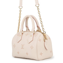 将图像加载到图库查看器中，LOUIS VUITTON Speedy Bandouliere Eden/PinkM14291 Monogram Empreinte Leather Size 20
