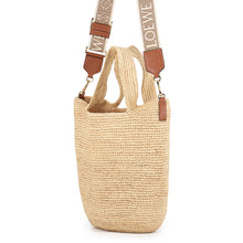 Load image into Gallery viewer, LOEWE Slit Bag Natural/TanA685453X07 Raffia Leather Size Mini
