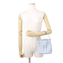 Load image into Gallery viewer, Ferragamo Bucket bag (2-way bag) Sky Blue/Ivory221081 790188 Calf Leather Size Mini
