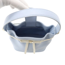 Load image into Gallery viewer, Ferragamo Bucket bag (2-way bag) Sky Blue/Ivory221081 790188 Calf Leather Size Mini
