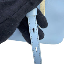 Load image into Gallery viewer, Ferragamo Bucket bag (2-way bag) Sky Blue/Ivory221081 790188 Calf Leather Size Mini
