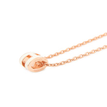 将图像加载到图库查看器中，HERMES Pop Ash Necklace Size Mini White Lacquer Gold Plated
