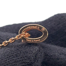 将图像加载到图库查看器中，HERMES Pop Ash Necklace Size Mini White Lacquer Gold Plated
