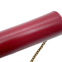 Load image into Gallery viewer, SAINT LAURENT PARIS Le Maillon Chain Wallet Opium Red696608 Calf Leather
