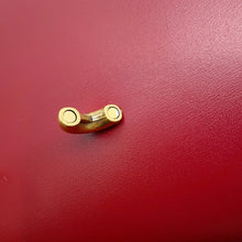 Load image into Gallery viewer, SAINT LAURENT PARIS Le Maillon Chain Wallet Opium Red696608 Calf Leather
