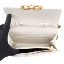 Load image into Gallery viewer, SAINT LAURENT PARIS Le Maillon Chain Wallet Vintage White696608 Calf Leather
