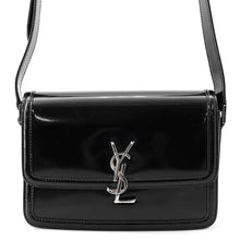 Load image into Gallery viewer, SAINT LAURENT PARIS Solferino Medium Satchel Black711039AAB9H1000 Patent Leather Size Medium
