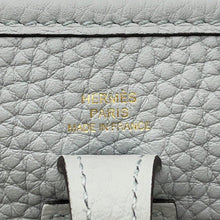 将图像加载到图库查看器中，HERMES Evelyne Long Blue Gacier Taurillon Clemence Size TPM
