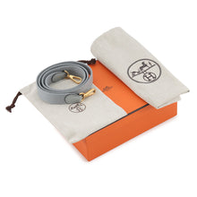 将图像加载到图库查看器中，HERMES Evelyne Long Blue Gacier Taurillon Clemence Size TPM
