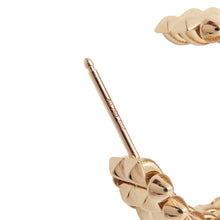 Load image into Gallery viewer, CARTIER Crash Do Cartier Hoop Earrings Double RowB8301478 18K Pink Gold
