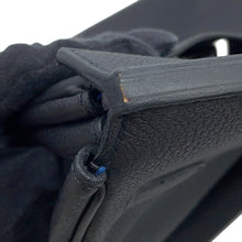 Load image into Gallery viewer, HERMES HAUT A COURROIES Tricolore Black/Gold/Blue Royal Togo Leather Size 40
