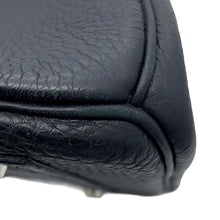 Load image into Gallery viewer, HERMES HAUT A COURROIES Tricolore Black/Gold/Blue Royal Togo Leather Size 40

